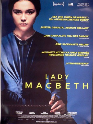 Lady Macbeth - Florence Puch - Paul Hilton - Filmposter A1 84x60cm gerollt