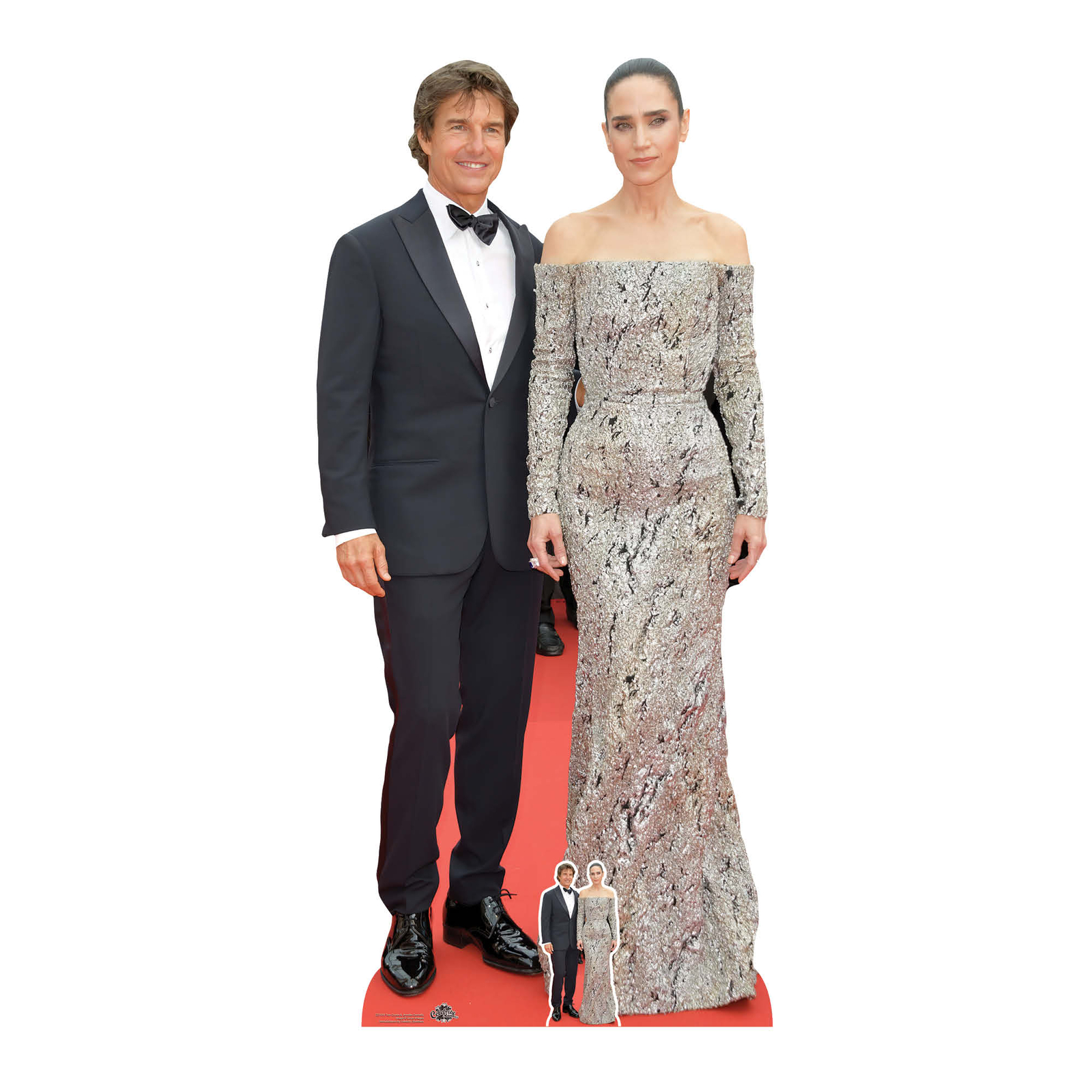 Tom Cruise and Jennifer Connelly Lifesize Cardboard Cutout with FREE Mini