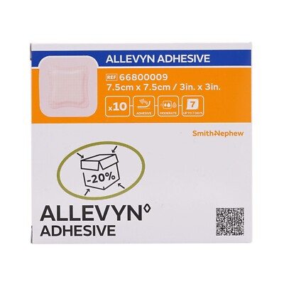 ALLEVYN Adhesive 7,5x7,5 cm Wundverband (10 Stk.)