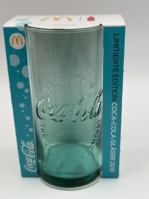 McDonald s Coca-Cola Glas Gläser 2019 Limited Edition Türkis neu und OVP