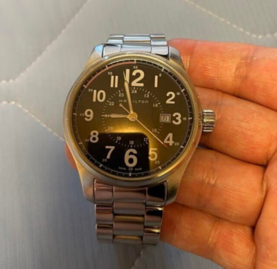 USED Excellent] HAMILTON Khaki Field Officer H706150 Men's Watch