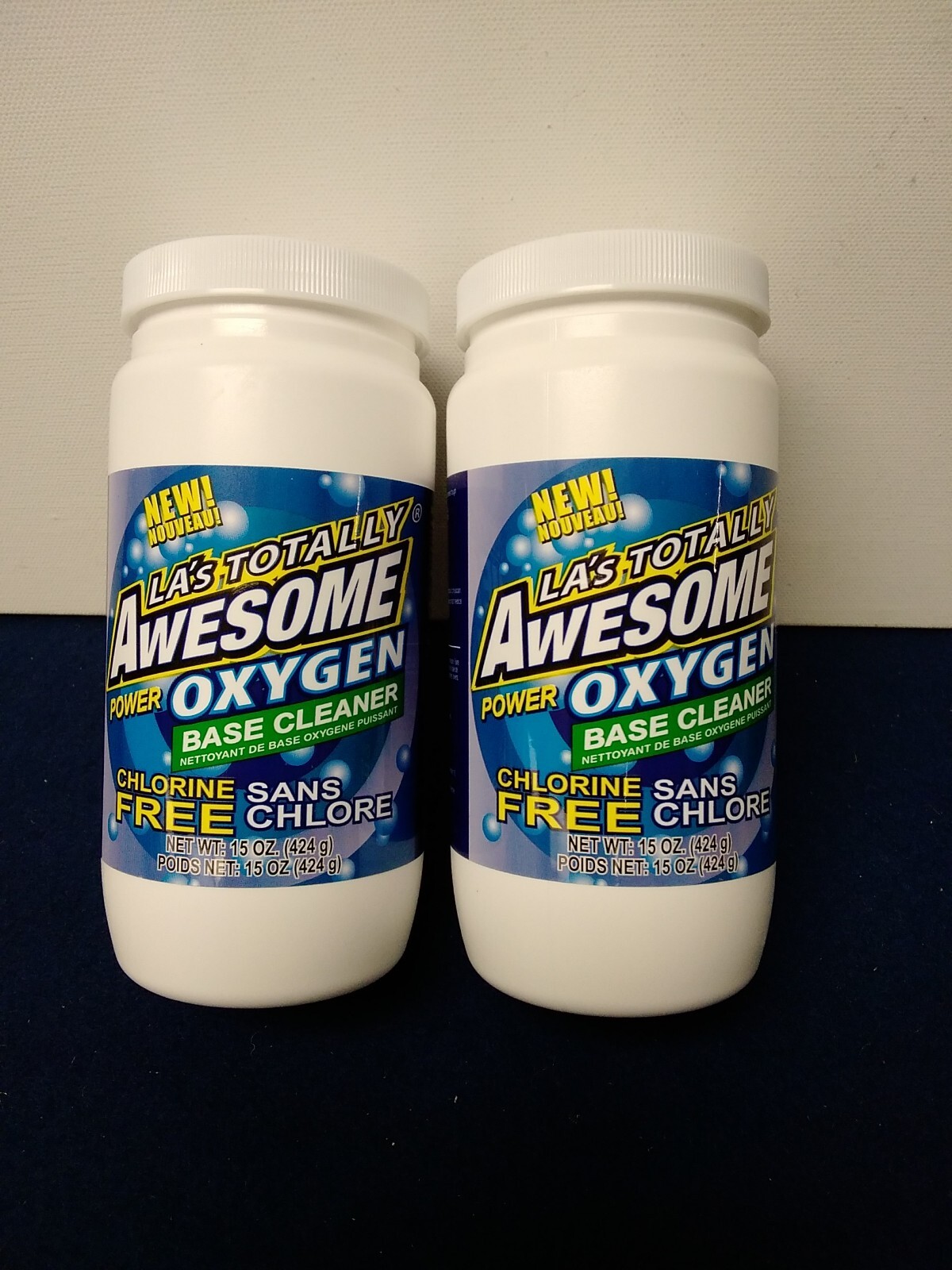 LA's Totally Awesome Power Oxygen Base Cleaner Powder Set of 2 Each 15