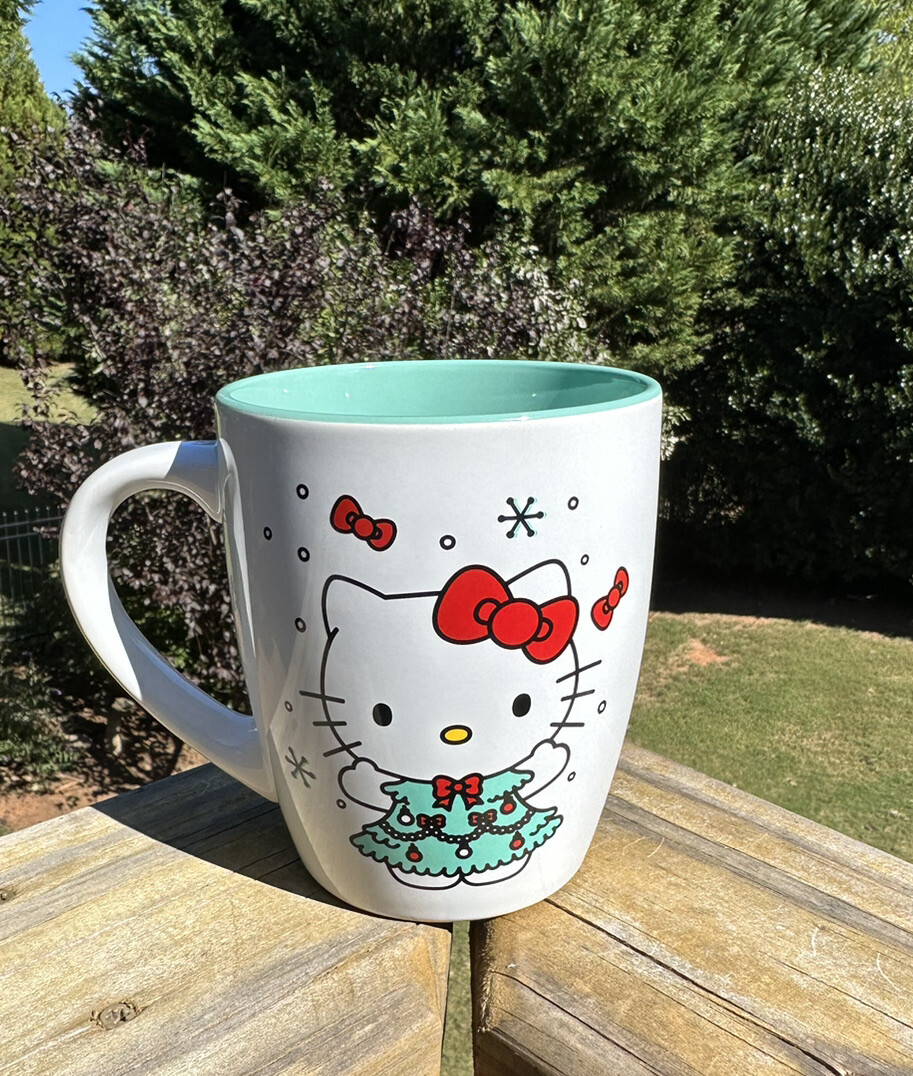 white christmas dresses Hello Kitty Figural Mug with Lid & Ornament Gift Set main image 1