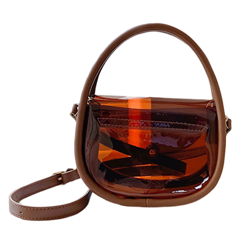 PVC Crossbody Bag Durable Transparent Composite Shoulder Bag Women