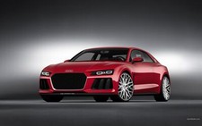 Cars audi sport quattro laserlight concept Desk Mat Stitched