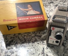Vintage Kodak Brownie Model 2-8mm Movie Camera in Original Box