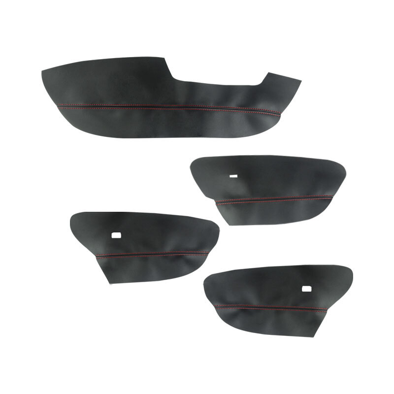 4X Car Door Armrest Panel QUALITY Leather Cover for BMW X5 E70 07-13 Lid thumbnail 11