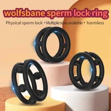 Reusable Ball Scrotum-Stretcher Ring Penis Girth Enhancer Delay Ejaculation Male