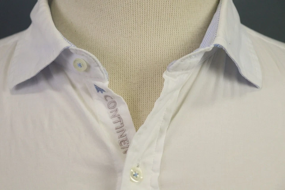 La Martina Buenos Aires Slim Fit White Long Sleeve Button Shirt Size XXL - Image 3 of 4