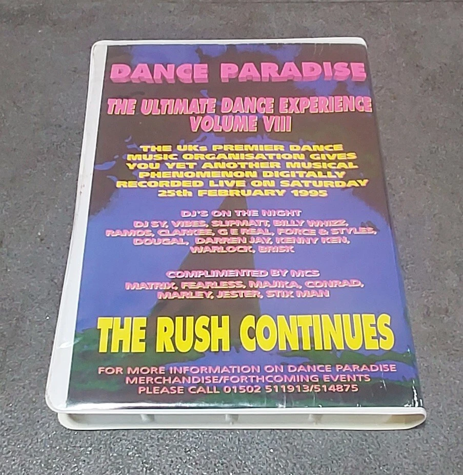 Dance Paradise Limited Edition Volume 9 Tape Pack 1 Missing Rare Rave D&b - Image 2 of 4