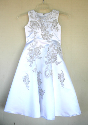 Joan Calabrese Girls Size 6 Wedding Flower Girl Communion Special Occasion Dress