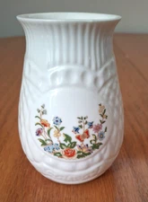 Aynesly Fine Bone China 4.5 inch Bud Vase Galway Irish Crystal Made in England