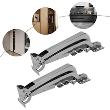 2PCS Lateral Opening Door Hinge Set 19.8lb 180?? Parallel Door Sliding