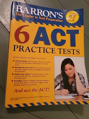 Barron's 6 ACT Practice Tests by James D. Giovannini and Patsy J. Prince (2012)