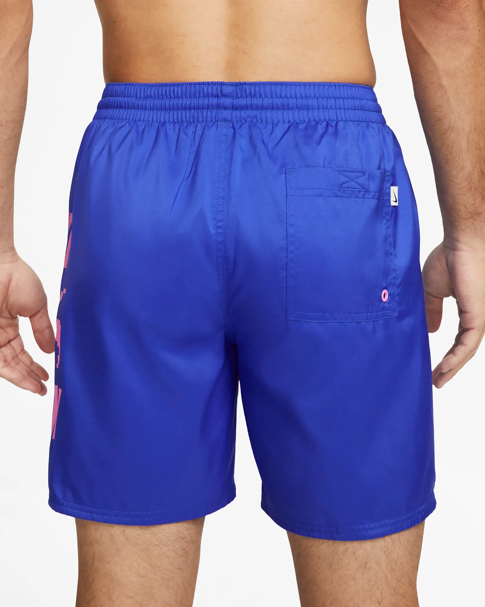 Nike Men's XL Swim Shorts 7” Volley Trunks Racer Blue NESSD514-418