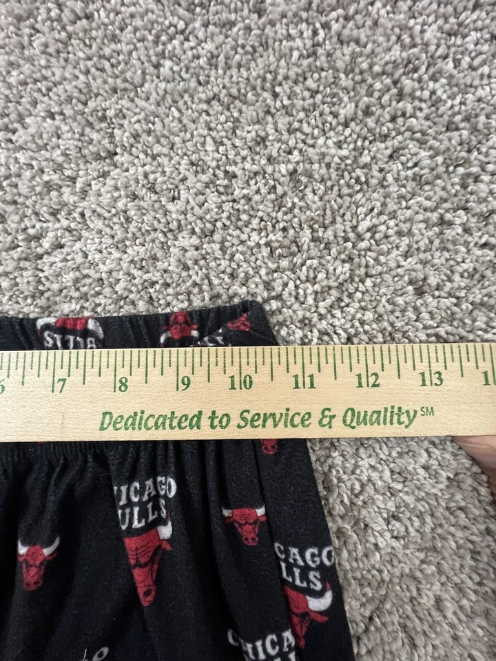 Chicago Bulls Official NBA Youth Kids Size 8 Print All Over Pajama Pants - Image 4 of 4