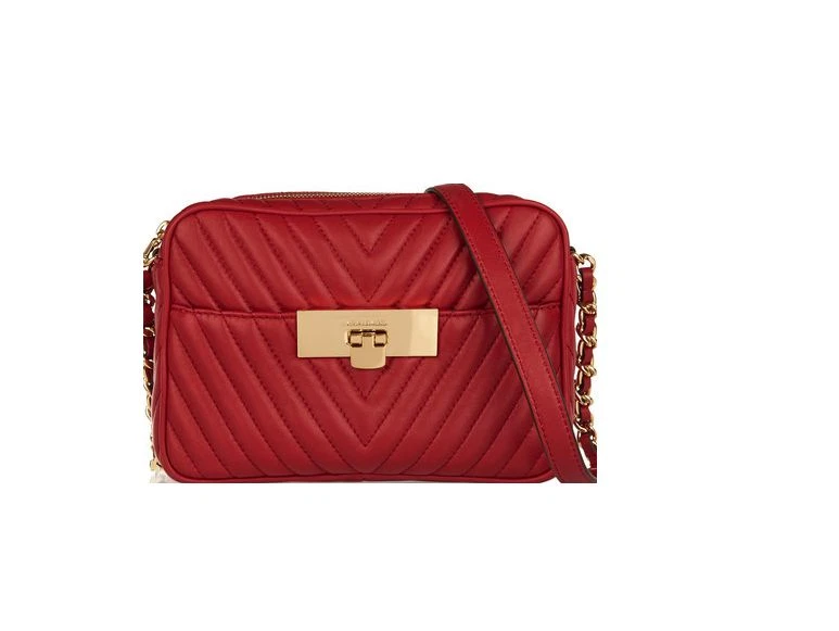 New Michael Kors Cherry Susannah Lock Messenger Crossbody Bag Small 30H4SZIM1T