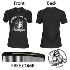 Women's Suavecita Pomade Support Hairstylist Tee Shirt S, M, L, XL, 2XL 
