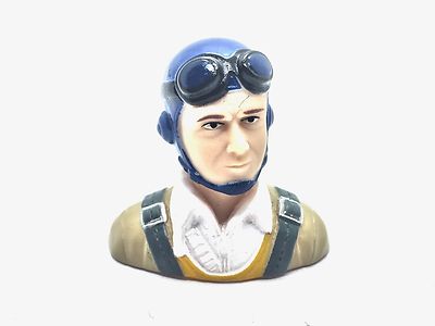 1/9, 1:9 Civil Pilot Figure For RC Plane Models 1.5''x1.5''x7/8''  (US SELLER/SHIP)