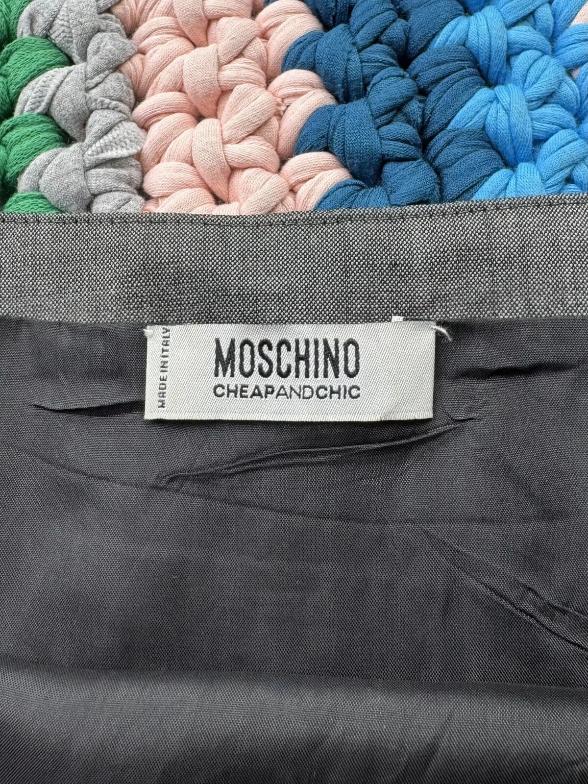 Moschino abito donna lana vintage economico e chic taglia M