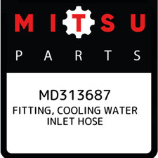 MD313687 Montaje Mitsubishi, manguera de entrada de agua de refrigeración MD313687, nuevo original OEM