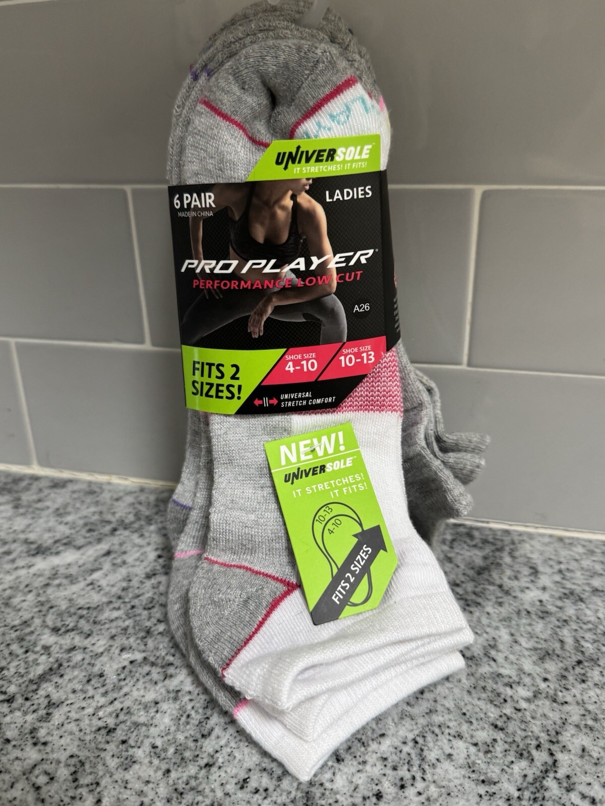 SAOLA 6 Paia Donna Pro Player Taglia 4 10 Performance Taglio Caviglia Suola Unilever È Elasticizzata