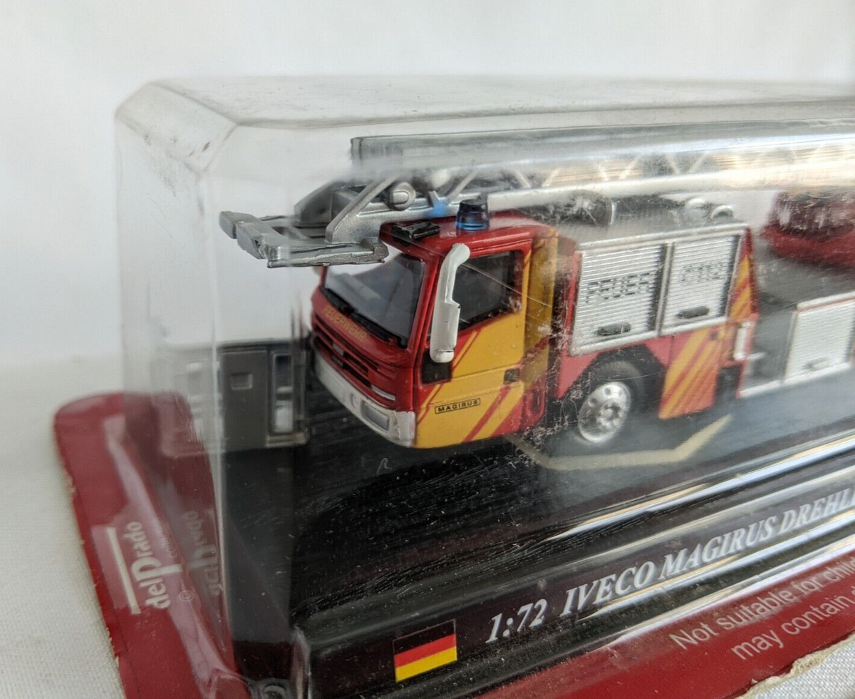 MIP DEL PRADO 1:72 GERMANY IVECO MAGIRUS DLK 23-12 FIRE TRUCK