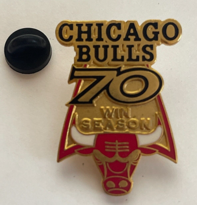 Peter David Limited Edition Chicago Bulls 70 Win Season Pin | eBay