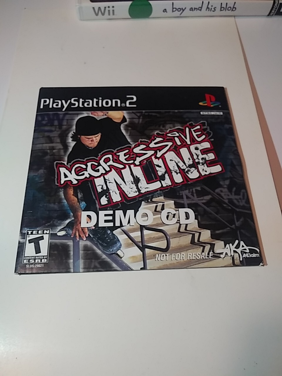 PS2 Aggressive Inline Demo CD Disc Mint Disc Not For Resale Sony ...
