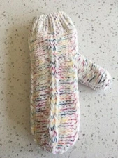 Women's NWT INC International Concepts Space Dye Chenille Mittens One-Size Glove