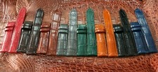 18mm to 24mm Genuine Croc Leather Skin Watch Strap Band