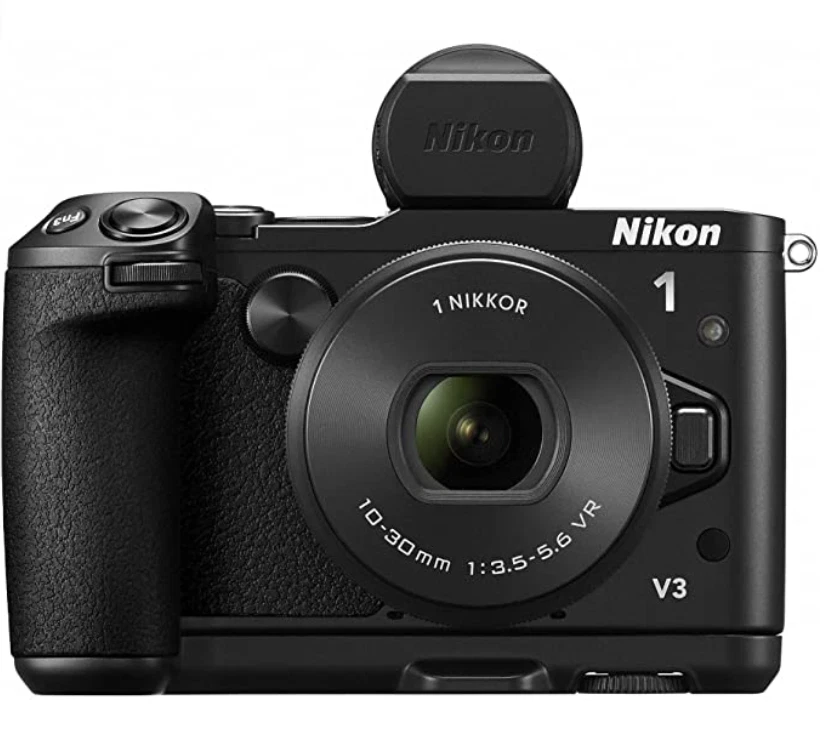 Nikon 1 V3 18.4MP Digital Camera - Black (Kit w/ VR 10-30mm Lens