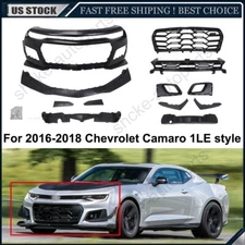 For 2016-2018 Chevrolet Camaro 1LE style full Front Bumper Cover Set Plastic