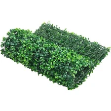 24pcs 24" X 16" Grass Wall Artificial Boxwood Panels Boxwood Hedge UV for Fence