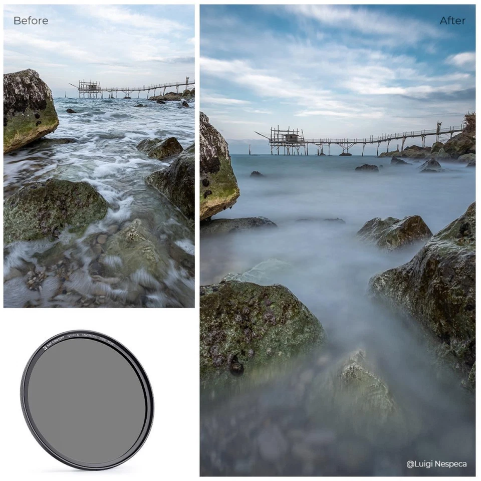 K&F Concept 3in1 ND8 Magnetic Lens Filter Nano-X HD 49/52/55/58/62/67/72/77/82mm - Image 3 of 4