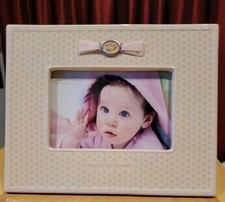 Grasslands Road - Little Majesty 4 x 6 Baby Princess Photo Frame Pink Ribbon-NEW