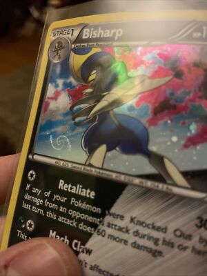 Pokemon Shiny Bisharp Holo Rare Promo PERFECT FULL SWIRL Pack Fresh | eBay