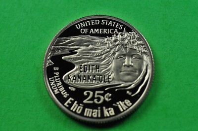 2023-S GEM Proof Deep Cameo American Women US Quarter(Edith Kanakaole)c/n Clad