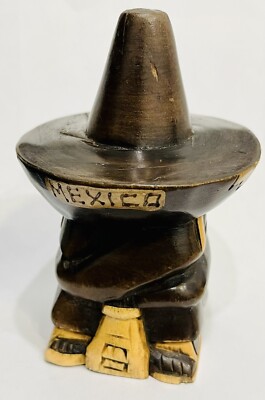 wood made charro from Mexico Souvenir