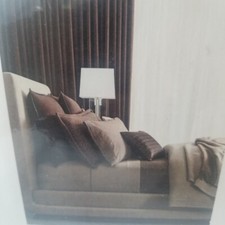 New Ralph Lauren 7PC King Duvet Cover Set- MODERN ICONS Ruth Taupe 0000