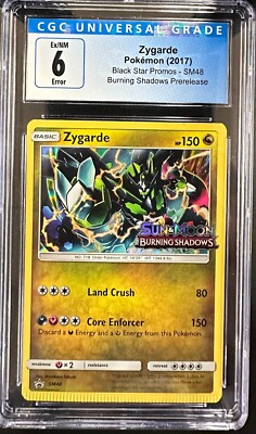 zygarde core pokemon card Amazon.com: - GX - SV65/SV94 - Hidden Fates Rare Card Type CGC 6 Zygarde Error Crimped