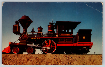 c1950s Huntington Train Central Pacific Locomotive
