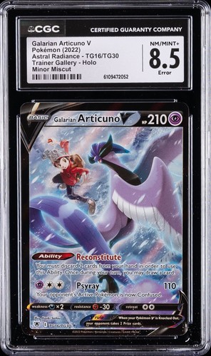 Galarian Articuno V graded CGC 8.5 for sale on eBay