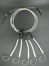 1.8M Deep Drop Snapper Rigs Bottom Fishing Rig 3/5 Circle Hooks Size 6/0#-9/0#