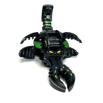 Bakugan Gundalian Invaders Darkus Clawsaurus 790G Black Green Scorpion 0081