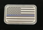 Trump Pence Series 1 Oz .999 Fine Silver Bar Back The Blue Colorized Flag BU