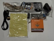 Complete Tattoo Kit Professional Machine Set Gun Inks Power Supply Needles