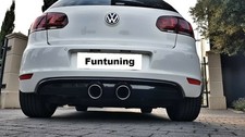 Heckdiffusor R32 Look für VW Golf 6 Serie ABS Heckansatz Maxton Design ABE