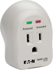 Tripp Lite Wallmount 1-Outlet Personal Surge Protector, 600 Joules
