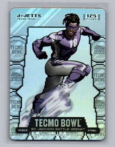 Bo Jackson Battle Arena Tecmo Bowl J-Jetts Justin Jefferson Steel Coin Flip